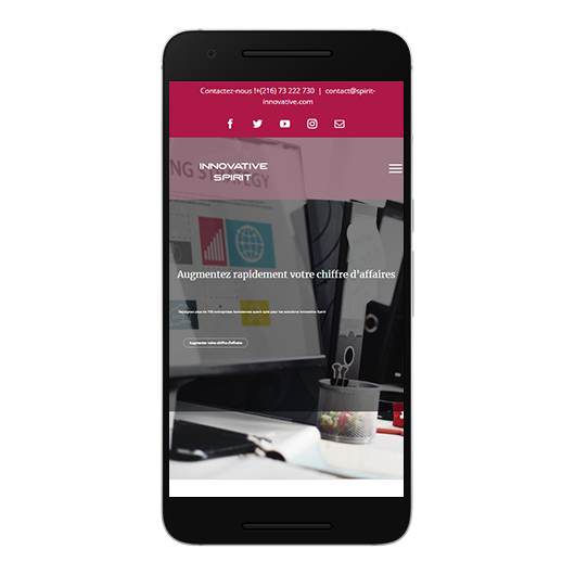mockup-mobile-innovative-spirit-société-développement-web-Tunisie