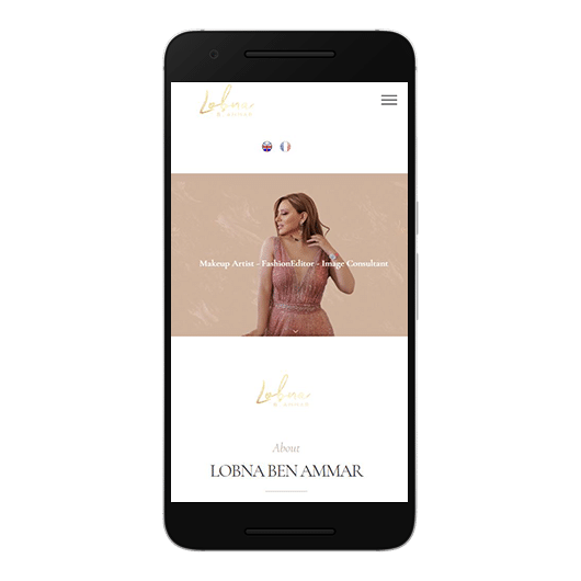 mockup-site-lobna-benammar-mobile-innovative-spirit-société-développement-web-Tunisie